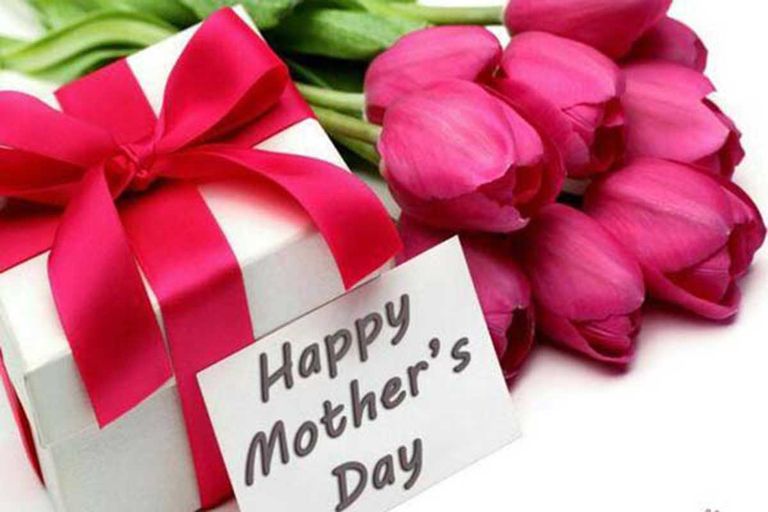 فتاة تحتضن أمها وتقدم لها وردا في عيدها - أرشيفية