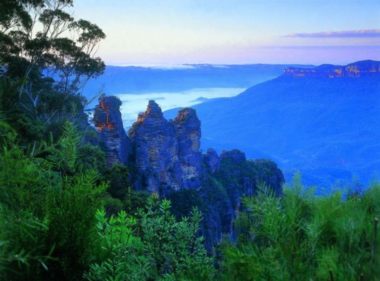 الجبال الزرقاء أحد أماكن السياحة في نيو ساوث ويلز