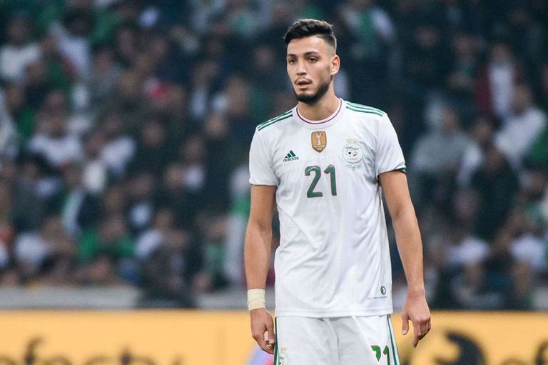 رامي بن سبعيني نجم بروسيا مونشنغلادباخ ومنتخب الجزائر رامي بن سبعيني نجم بروسيا مونشنغلادباخ ومنتخب الجزائر