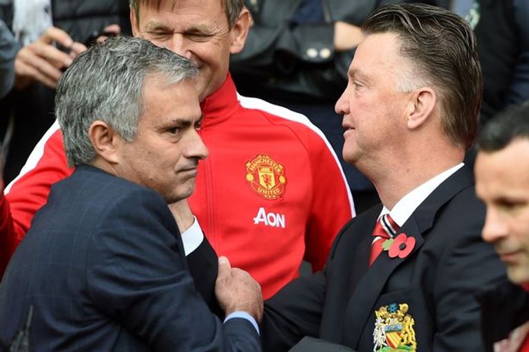 جوزيه مورينيو وفان جال