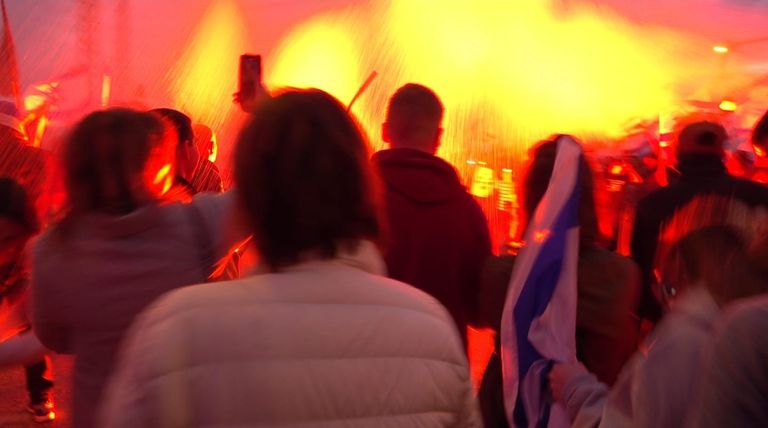 جانب من المظاهرات الليلة