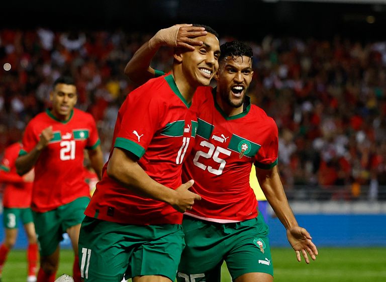 منتخب المغرب ضد البرازيل