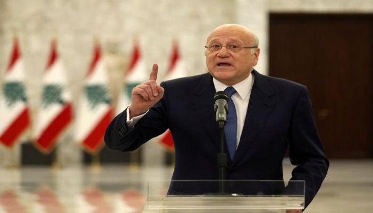 رئيس حكومة تصريف الأعمال في لبنان نجيب ميقاتي - أرشيفية