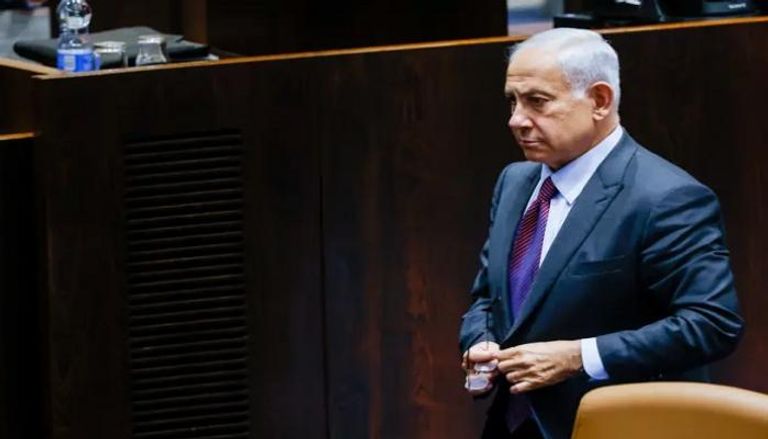 رئيس الحكومة الإسرائيلية بنيامين نتنياهو يحضر جلسة في الكنيست - أرشيفية