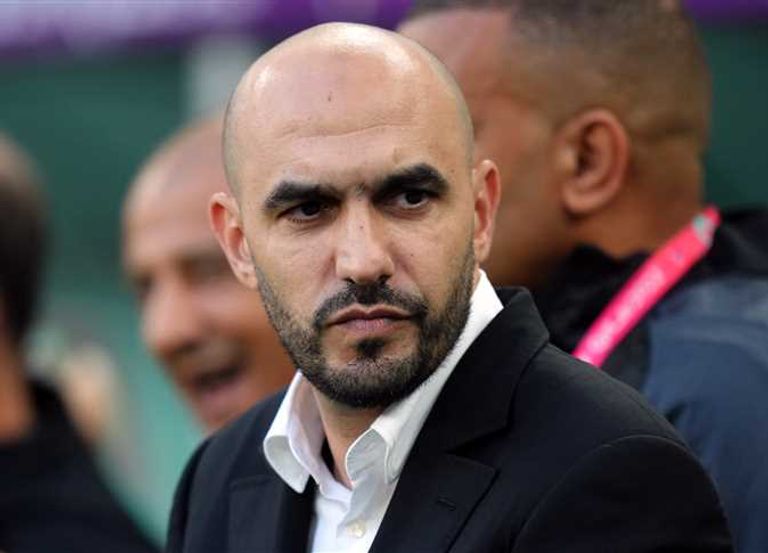 وليد الركراكي مدرب منتخب المغرب منتخب المغرب