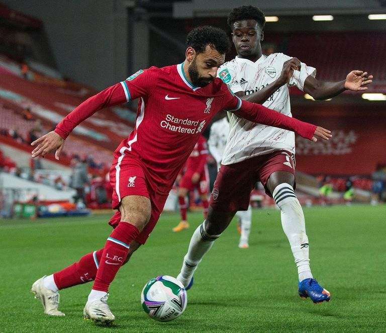 بوكايو ساكا ومحمد صلاح