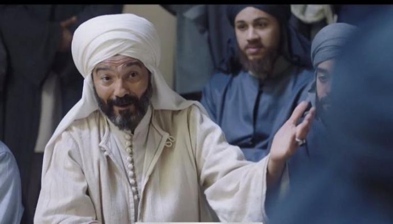 خالد النبوي في لقطة من مسلسل "رسالة الإمام"