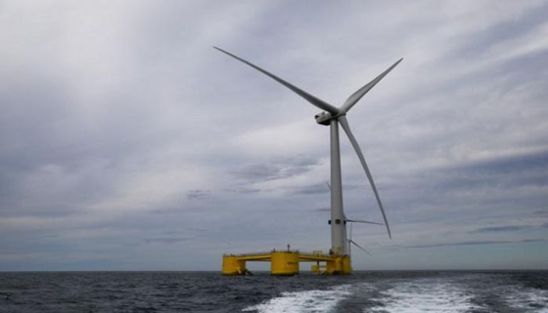 منصة عائمة لتوليد طاقة الرياح البحرية - رويترز