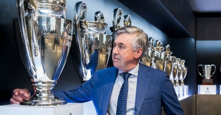 أنشيلوتي في ريال مدريد كارلو أنشيلوتي مدرب ريال مدريد