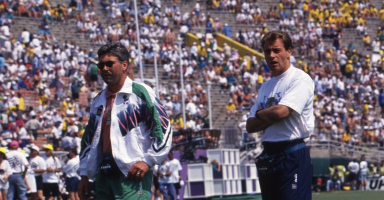 أنشيلوتي مع منتخب إيطاليا في كأس العالم 1994 كارلو أنشيلوتي مدرب ريال مدريد