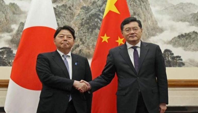لقاء وزيري خارجية اليابان والصين في بكين