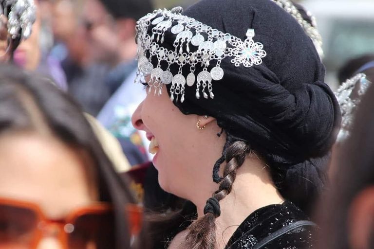 محتفلون بعيد أكيتو عند مناطق شمال العراق