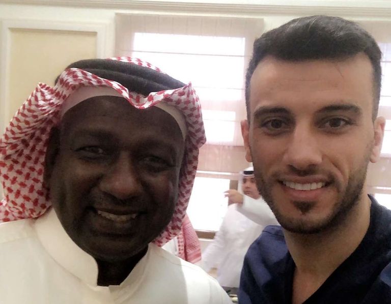 عمر السومة وماجد عبدالله عمر السومة مهاجم العربي القطري