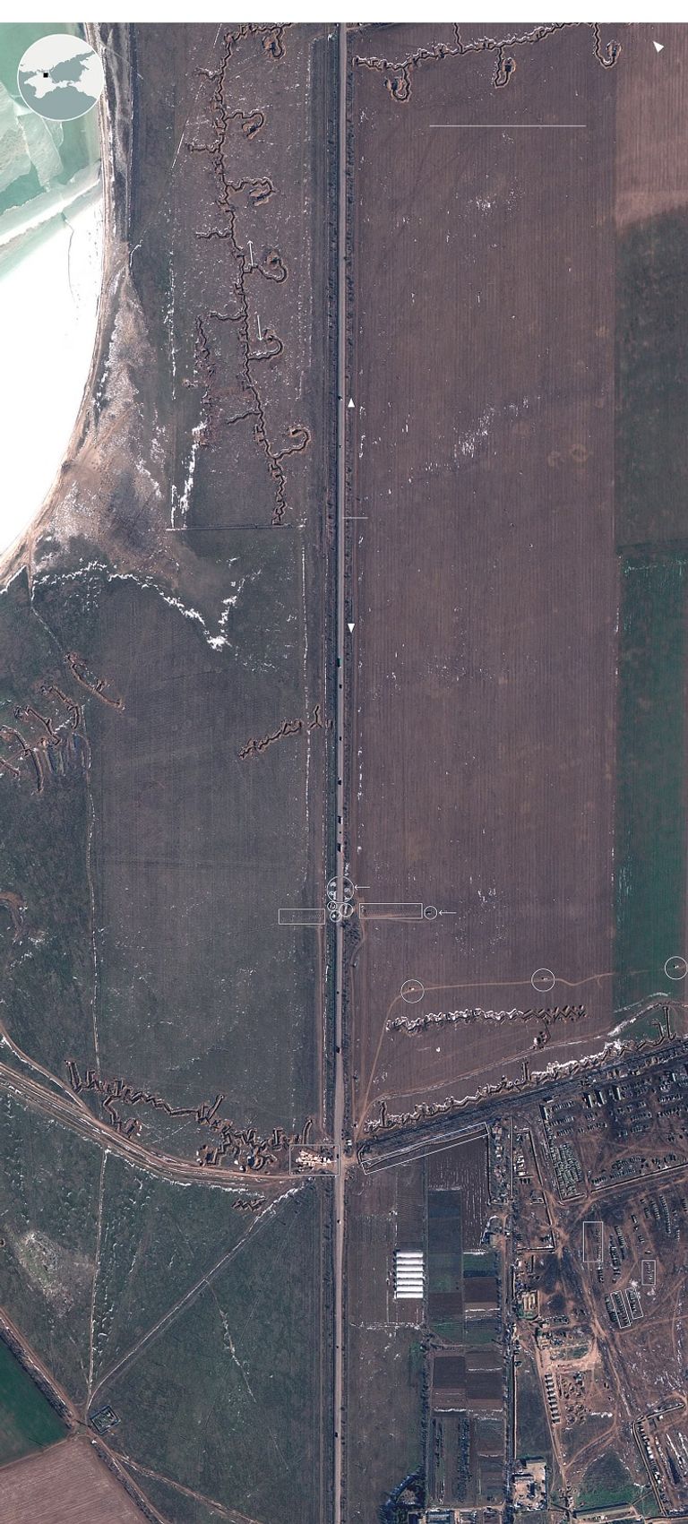 مركبات عسكرية روسية في القرم