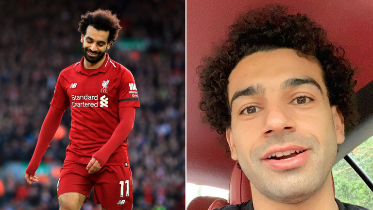 محمد صلاح بحليته وبدونها محمد صلاح في روما الإيطالي
