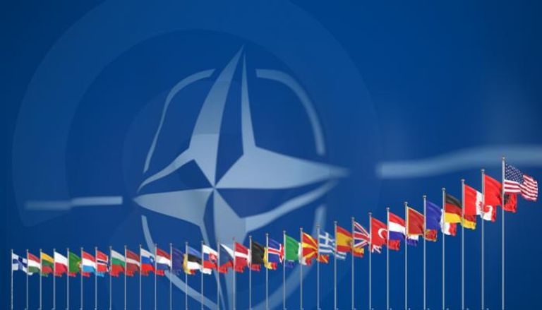 علم الناتو وأعلام الدول الأعضاء