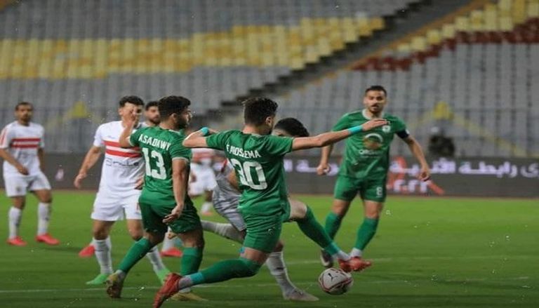 المصري ضد الزمالك 