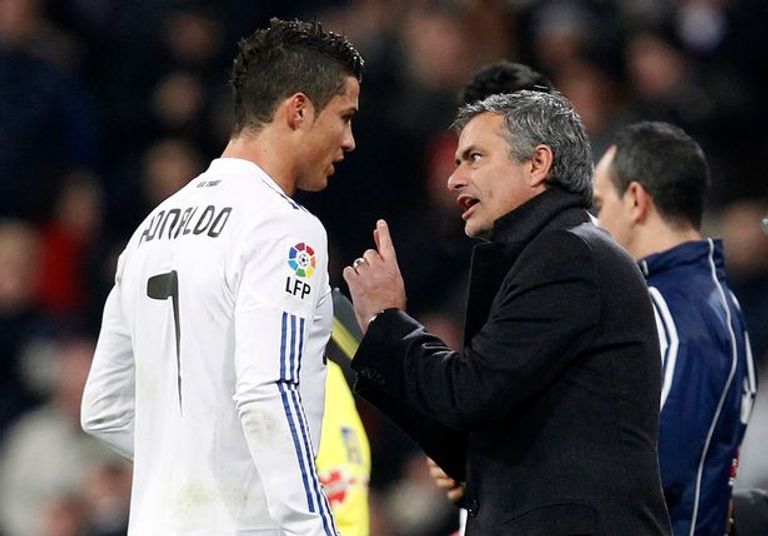 جوزيه مورينيو وكريستيانو رونالدو