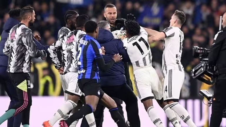 اشتباكات إنتر ويوفنتوس