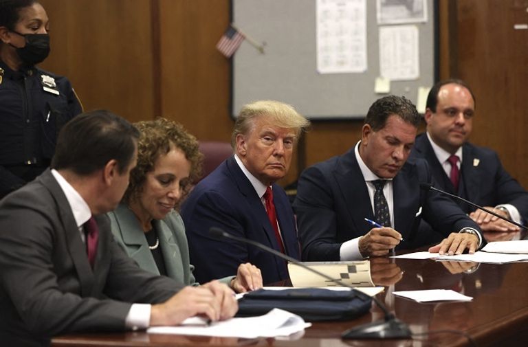 ترامب داخل المحكمة