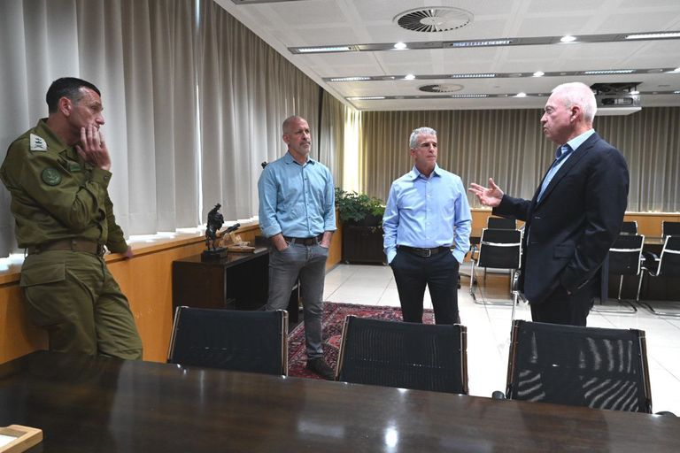 جانب من اجتماع الكابينت الإسرائيلي