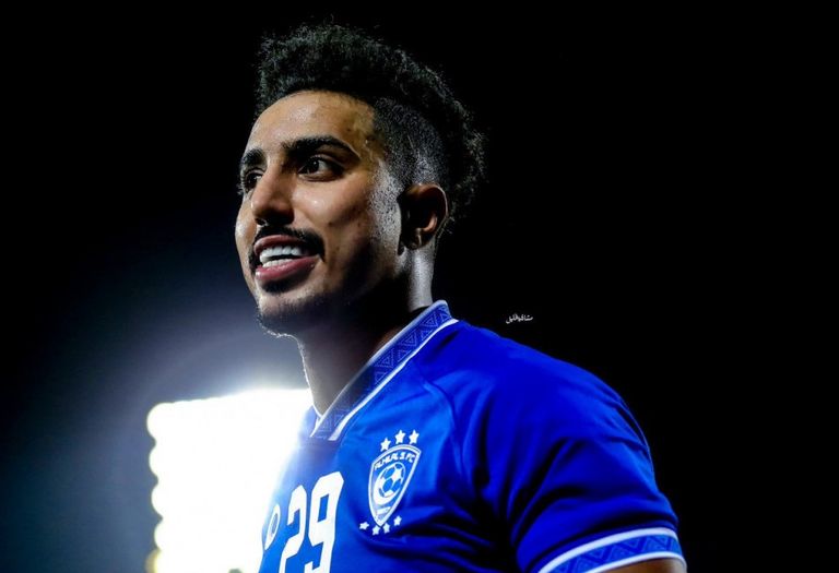 سالم الدوسري لاعب الهلال السعودي