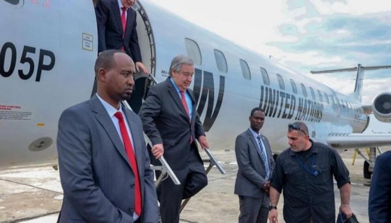 غوتيريش يصل الصومال