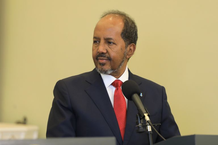  حسن شيخ محمود وأنطونيو غوتيريش