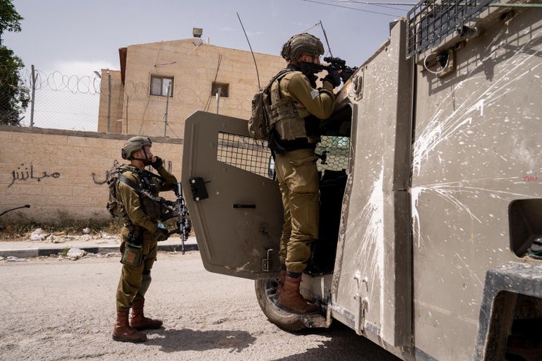 قوات إسرائيلية في الضفة الغربية
