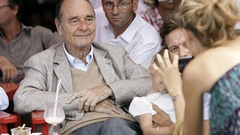 فرانسوا ميتران وجاك شيراك