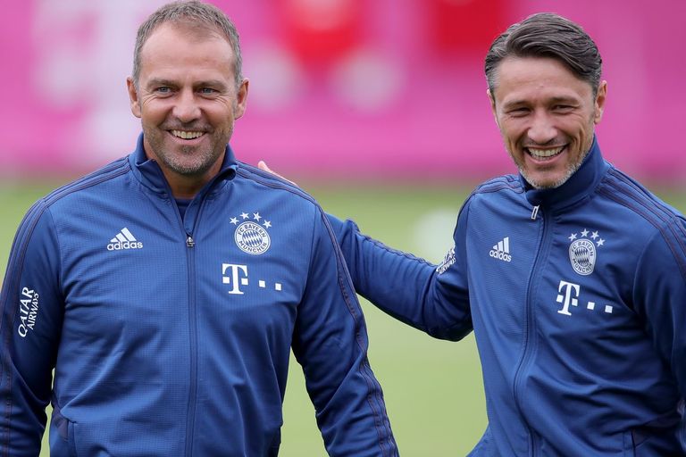 هانز فليك ونيكو كوفاتش جوليان ناغلسمان مدرب بايرن ميونخ السابق