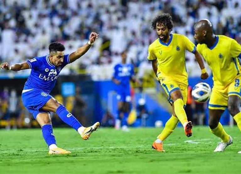 متى مباراة الهلال والنصر في الدوري السعودي 2023؟ 9296