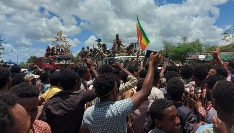 احتجاجات في إقليم أمهرة بإثيوبيا - أرشيفية