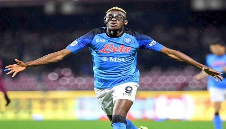 فيكتور أوسيمين إسماعيل بن ناصر من مباراة ميلان ونابولي