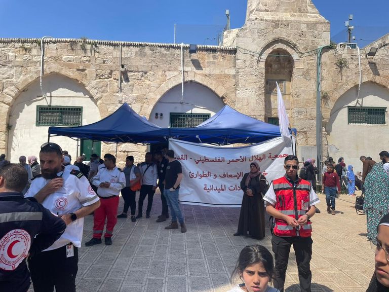 صلاة الجمعة بالمسجد الأقصى