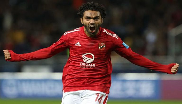 حسين الشحات لاعب فريق الأهلي المصري