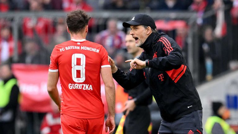 ساني في مباراة بايرن ميونخ وهوفنهايم