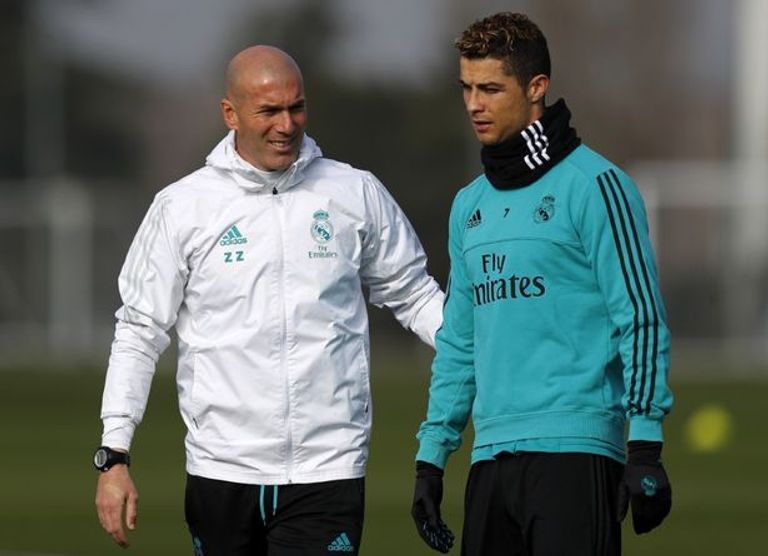 زين الدين زيدان وكريستيانو رونالدو