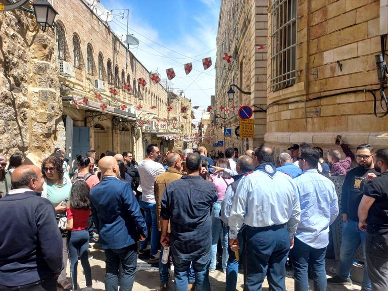 جانب من المشاركة بالاحتفال اليوم