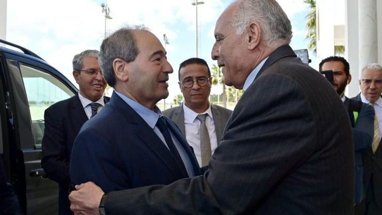 وزير الخارجية الجزائري يستقبل نظيره السوري 