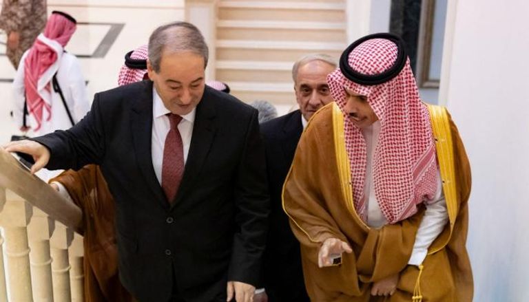 وزيرا الخارجية السعودي والسوري