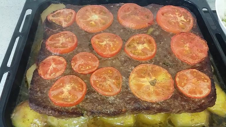 صينية لحم بالطريقة السورية