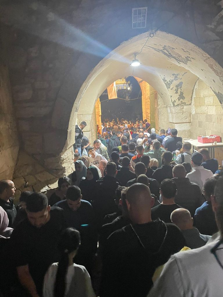 المسجد الأقصى الليلة