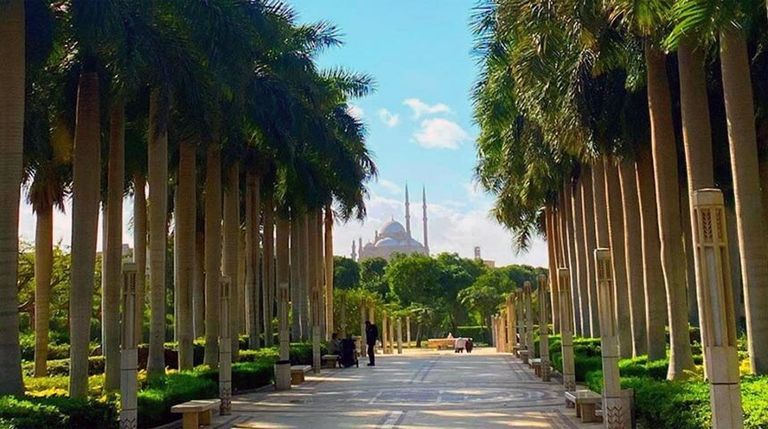 حديقة الأزهر أحد خروجات العيد في مصر لعام 2023 أماكن الخروج في العيد في مصر لعام 2023