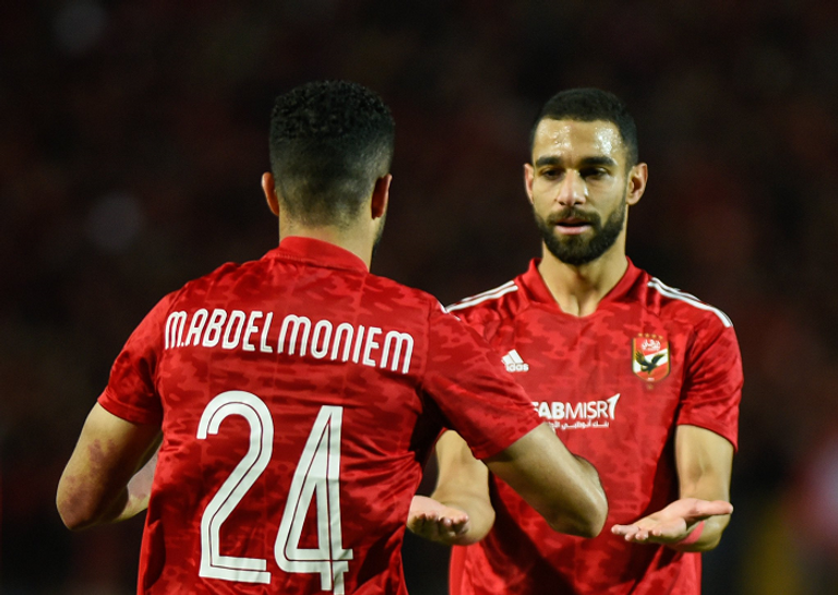 السولية وعبدالمنعم محمد عبدالمنعم لاعب الأهلي يسجل في الرجاء
