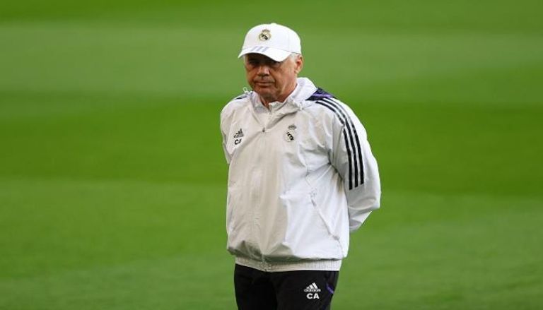 كارلو أنشيلوتي مدرب ريال مدريد ريال مدريد ضد برشلونة