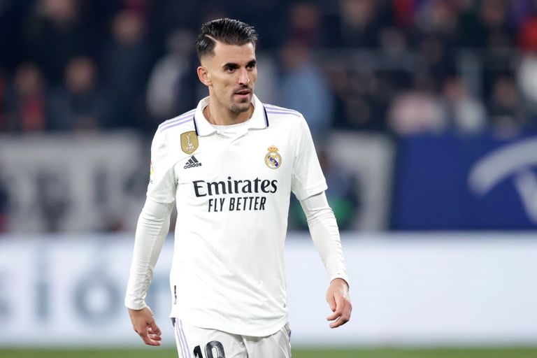 داني سيبايوس لاعب وسط ريال مدريد ريال مدريد ضد برشلونة