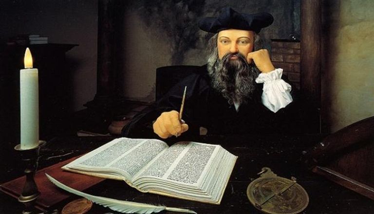 لوحة للمنجم الفرنسي نوستراداموس