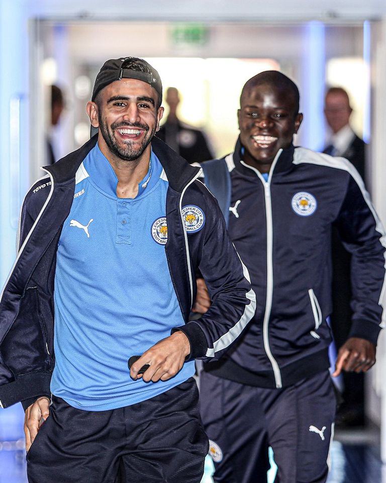 نجولو كانتي ورياض محرز