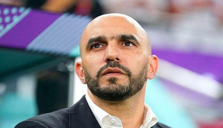 وليد الركراكي مدرب منتخب المغرب 